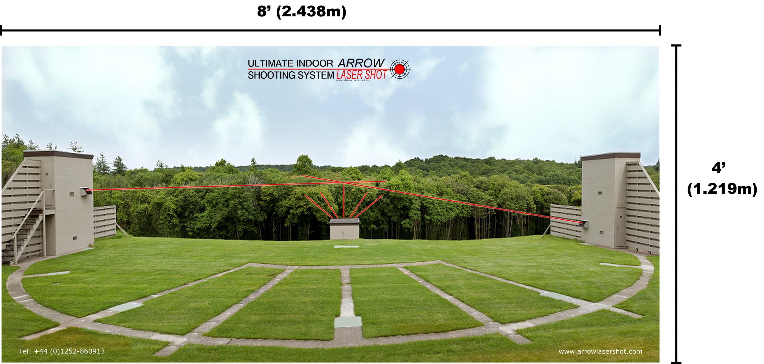 Skeet/Trap Banner 8' x 4' (2.5m x 1.25m)